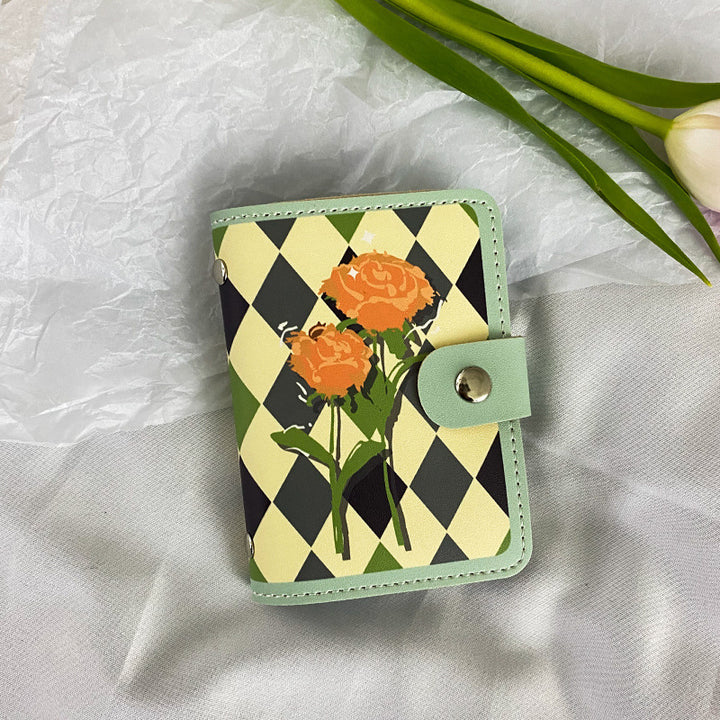 Floral Print Zippered Cardholder Stornfield