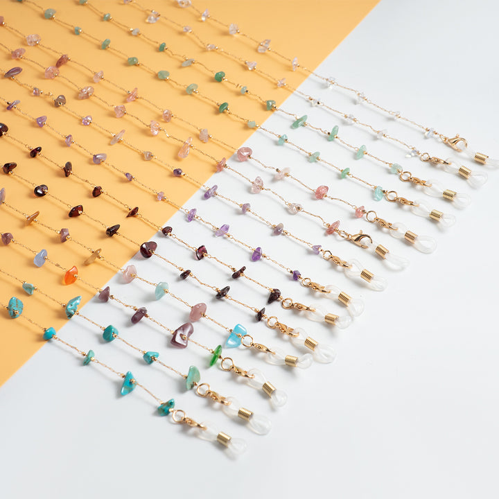 Delicate Gemstone Bead Eyewear Chain Stornfield