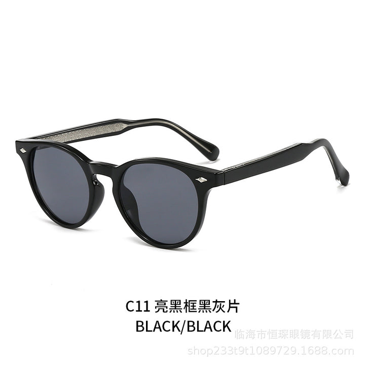Women round sunglasses in stylish retro design Stornfield