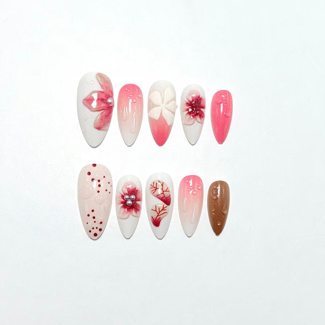 Decorative artificial nail set Stornfield