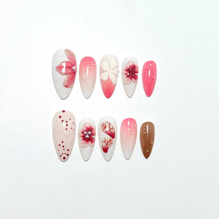 Decorative artificial nail set Stornfield