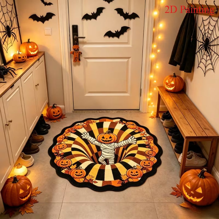 Halloween-Themed Decorative Area Rug