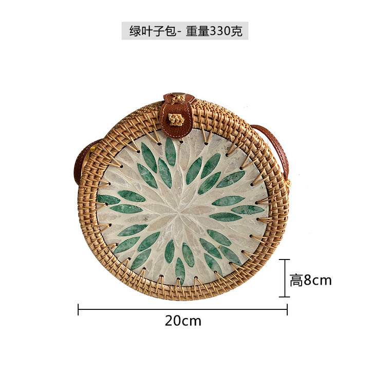 Ladies Round Basket Bag Stornfield