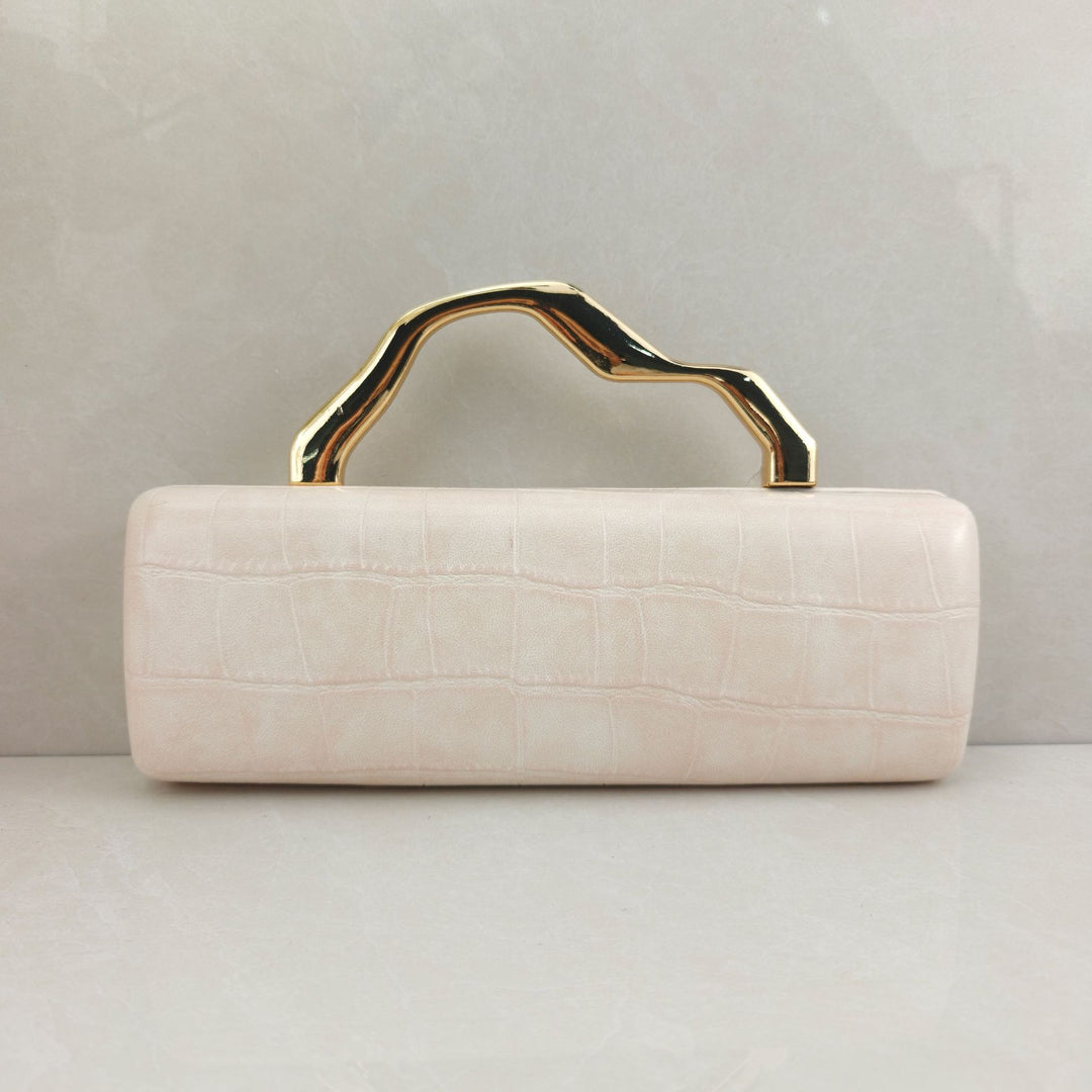 Crocodile Print Evening Clutch