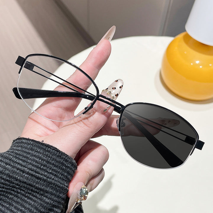 Women's fashionable glasses with modern metal frame Stornfield