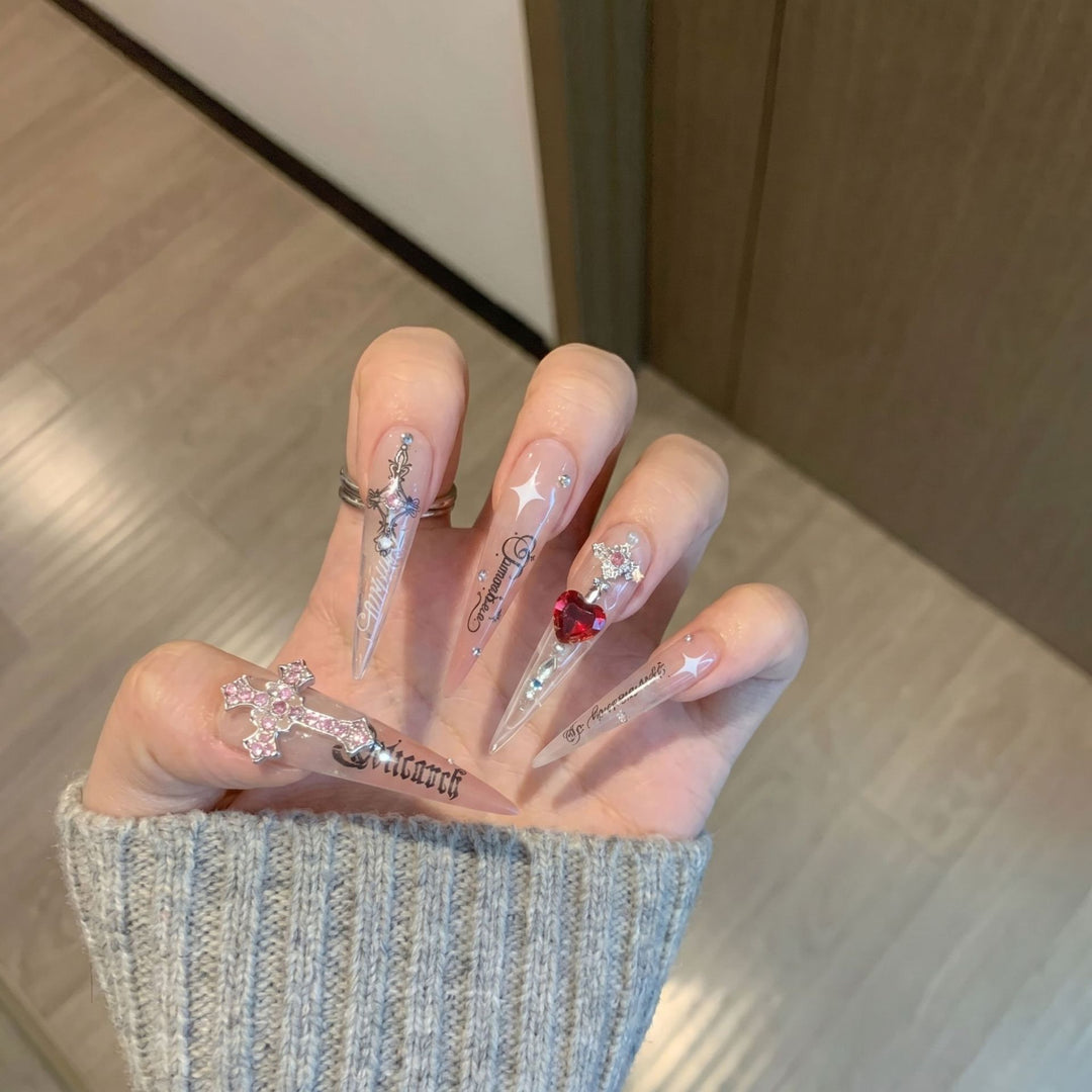 Artistic Press-On Nail Tips Stornfield