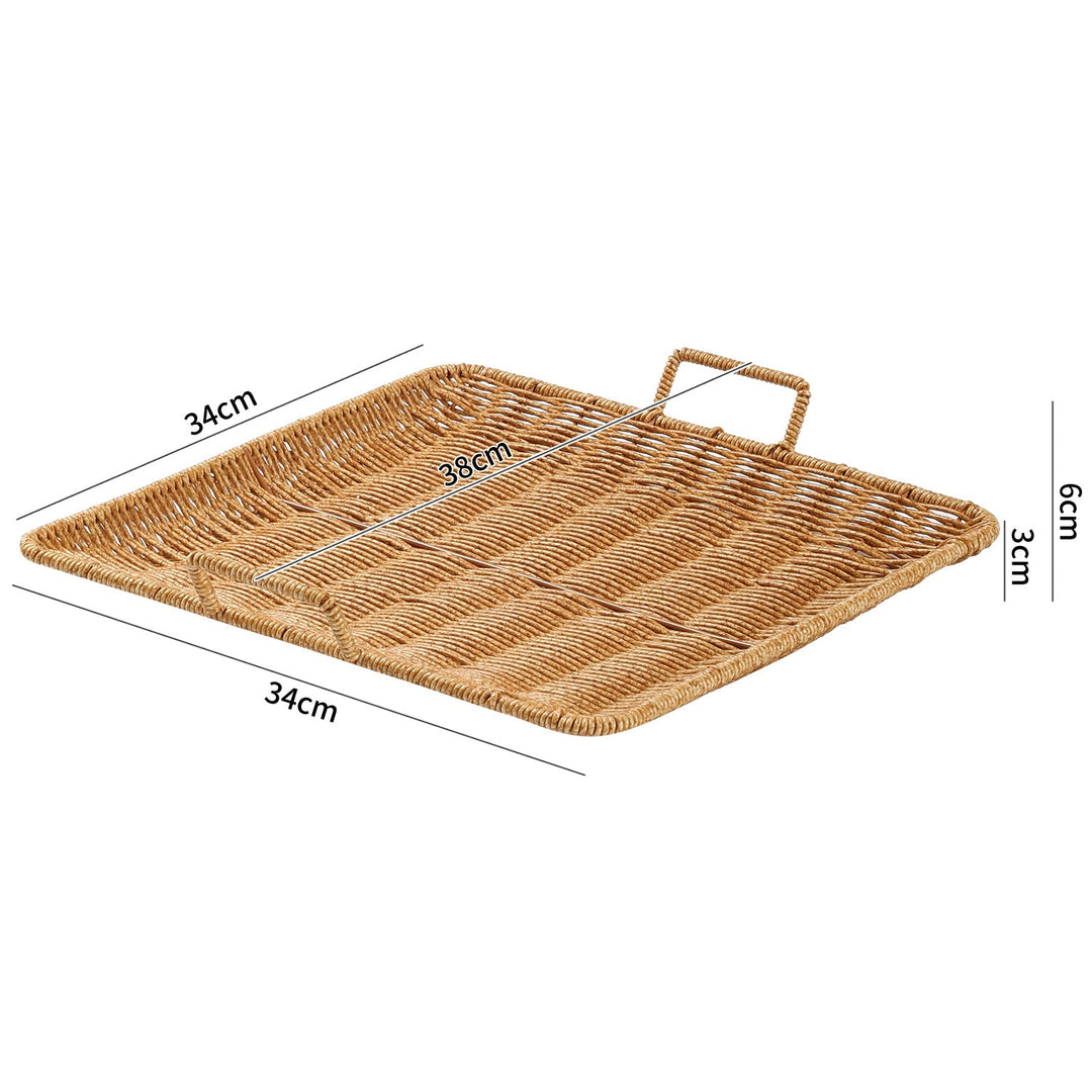 Home Decorative Woven Serving Tray Stornfield