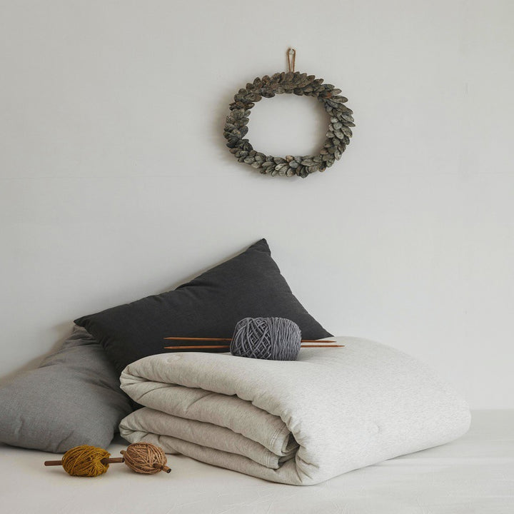 Reversible Quilted Cotton Comforter Blanket