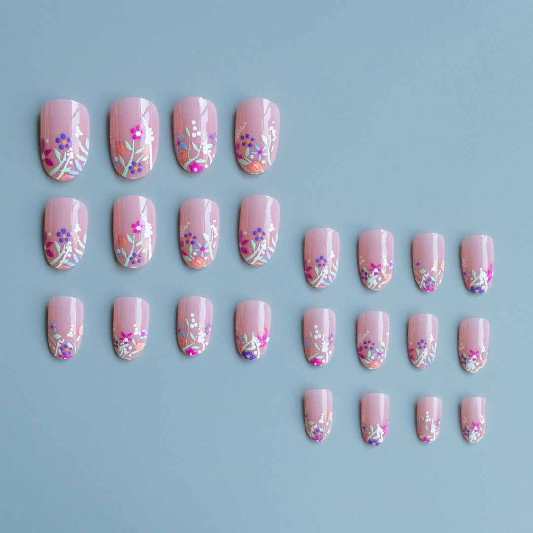 3D Floral Acrylic Nail Art Kit
