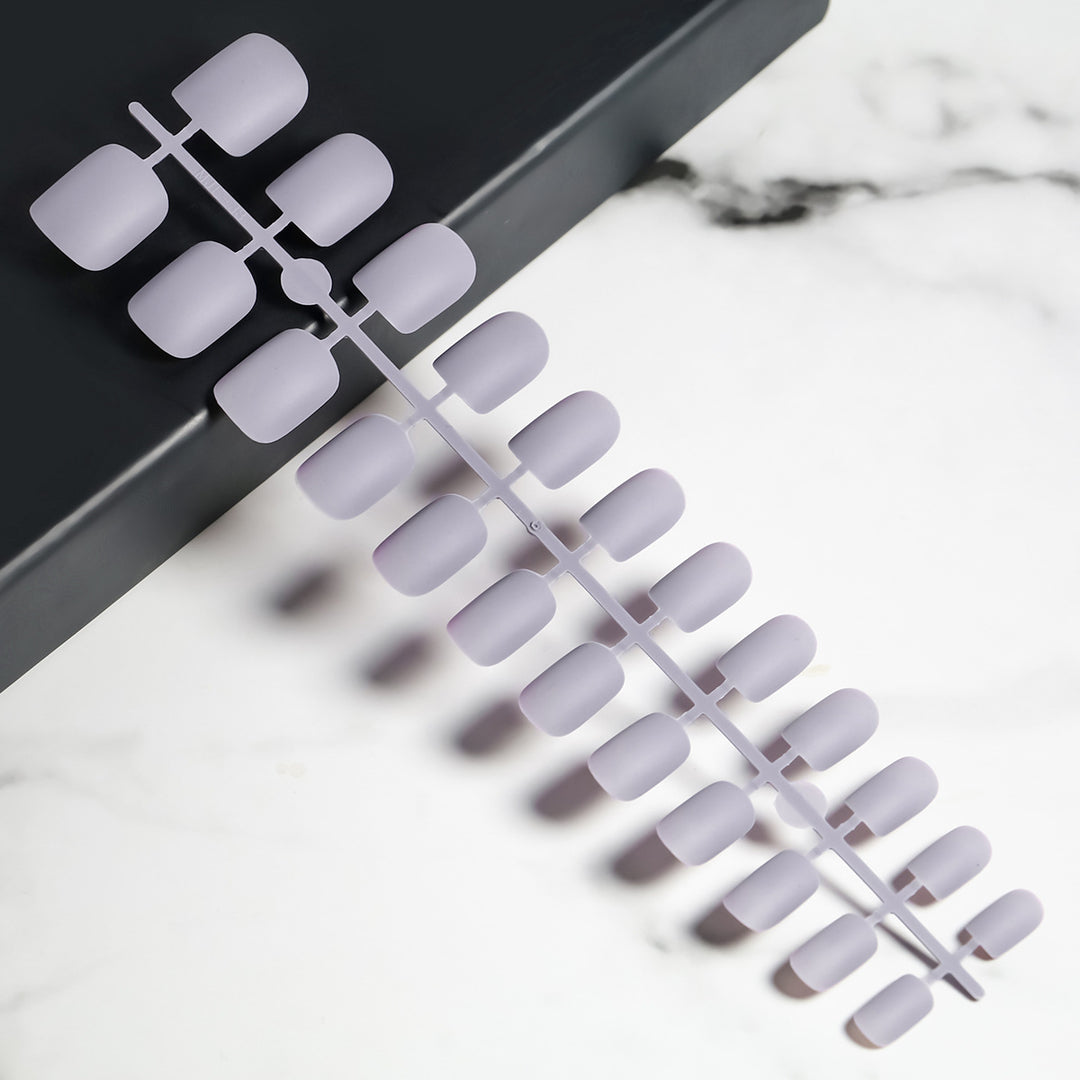 Matte Finish Press-On Nail Tips Stornfield