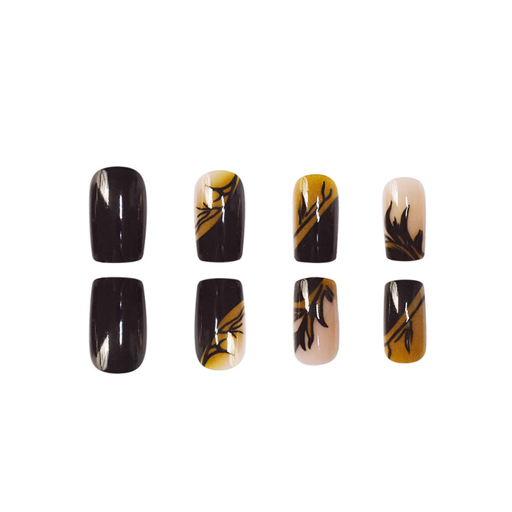 Decorative Glittery Star-Accented Press-On Nail Set Stornfield