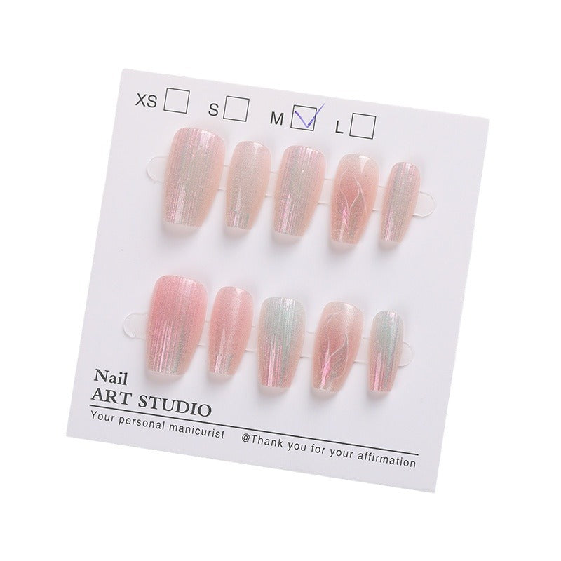 Shimmering Glitter Press-On Nail Set Stornfield