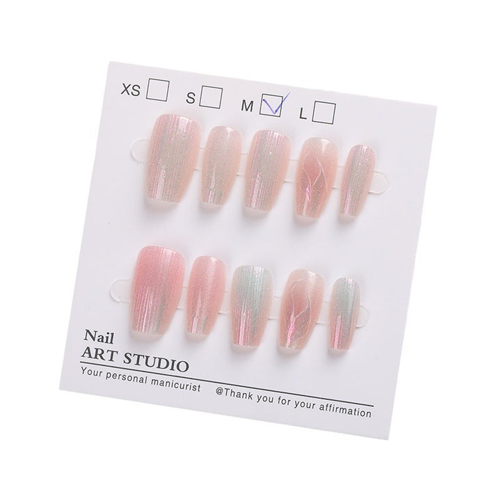Shimmering Glitter Press-On Nail Set Stornfield