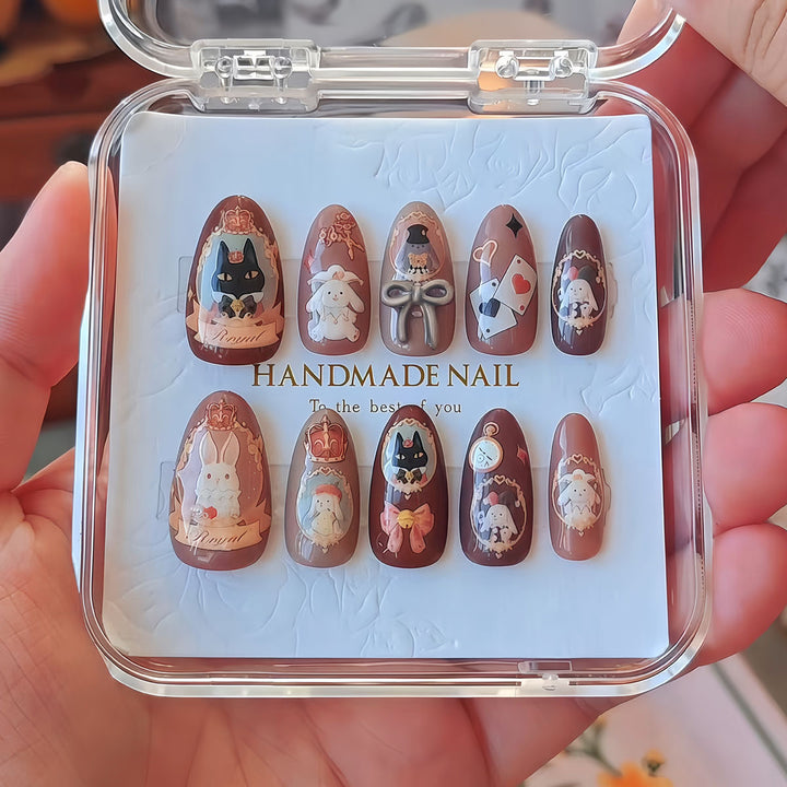 Handmade Themed Press-On Nail Art Stornfield