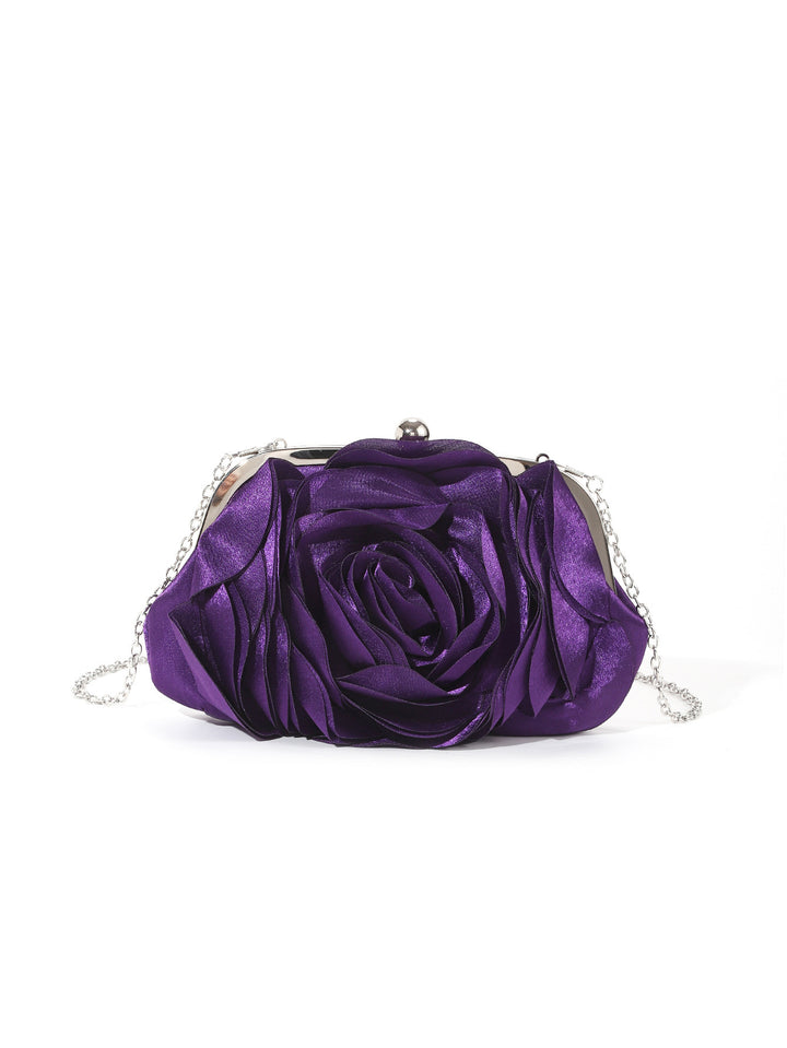 Floral Rose Clutch Bag