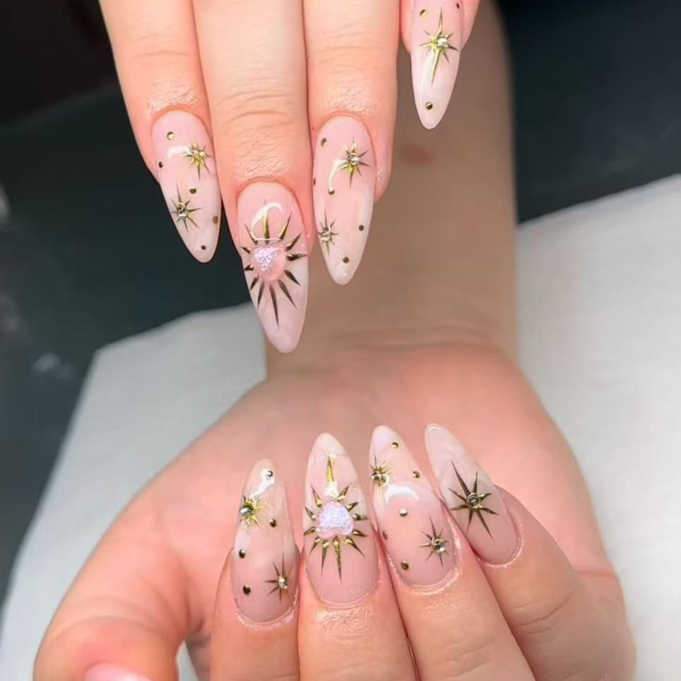 Artistic Stiletto Nail Art Stornfield
