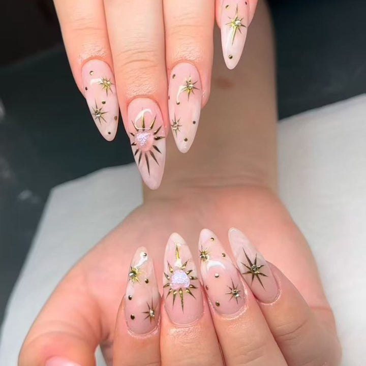 Artistic Stiletto Nail Art Stornfield