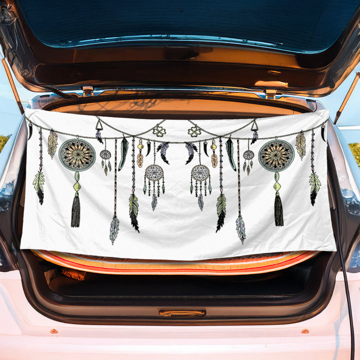 Trunk mat with creative flamingo design Stornfield