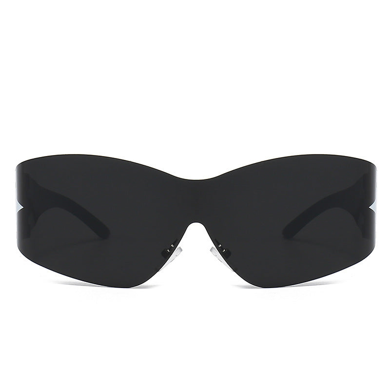 Sleek Shield Sunglasses with Star Accent Stornfield