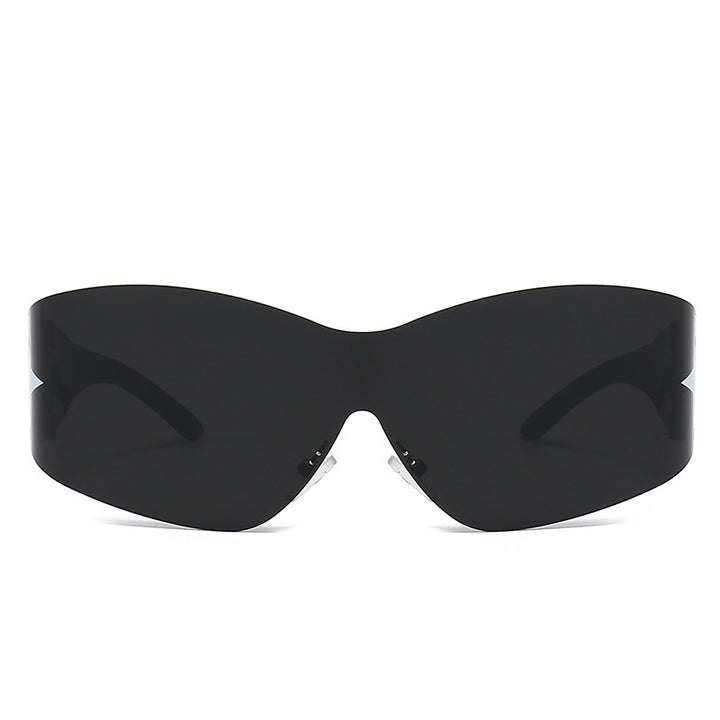 Sleek Shield Sunglasses with Star Accent Stornfield