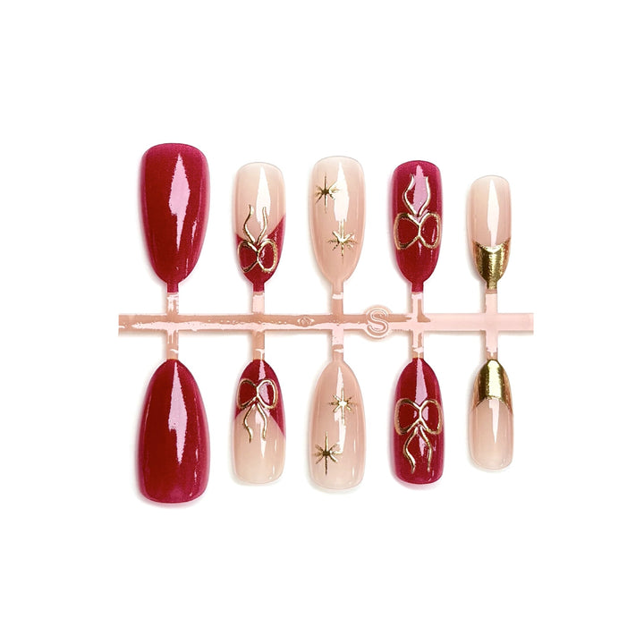 Glamorous Press-On Nail Art Set 1790745710