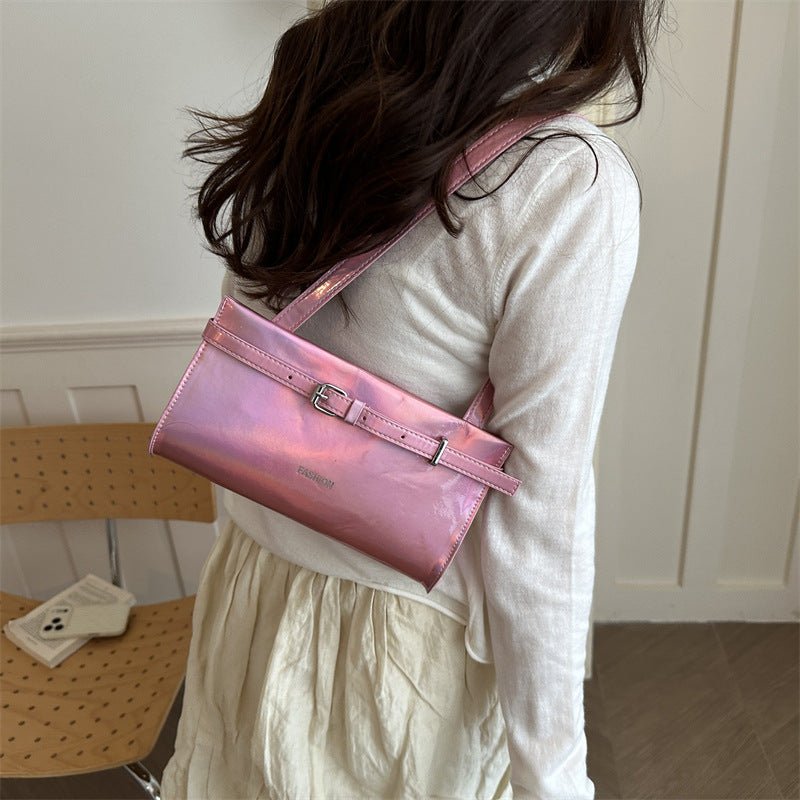 Elegant Patent Leather Crossbody Bag