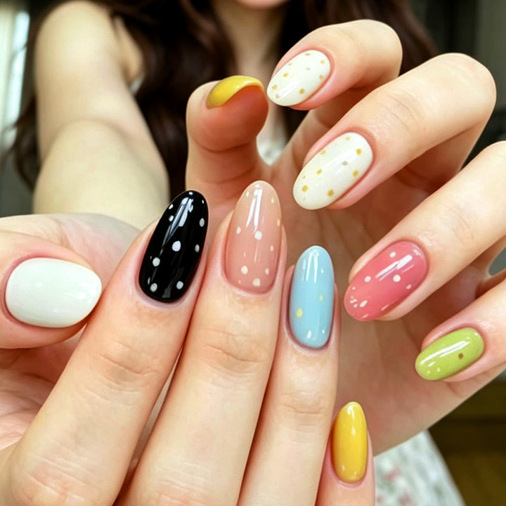Nail art set with glitter and creative designs Stornfield