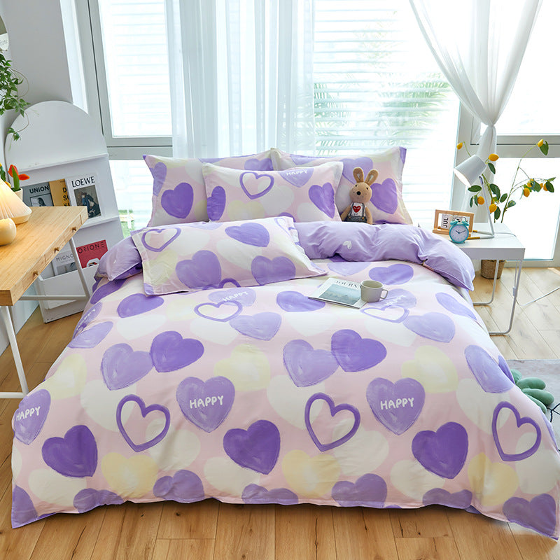 Playful Bear Checkered Comforter Set
