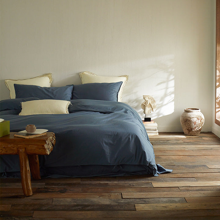 Washed Linen Duvet Cover and Pillowcase Set
