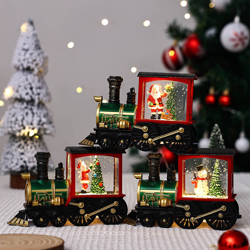 Illuminated Christmas train decoration Stornfield