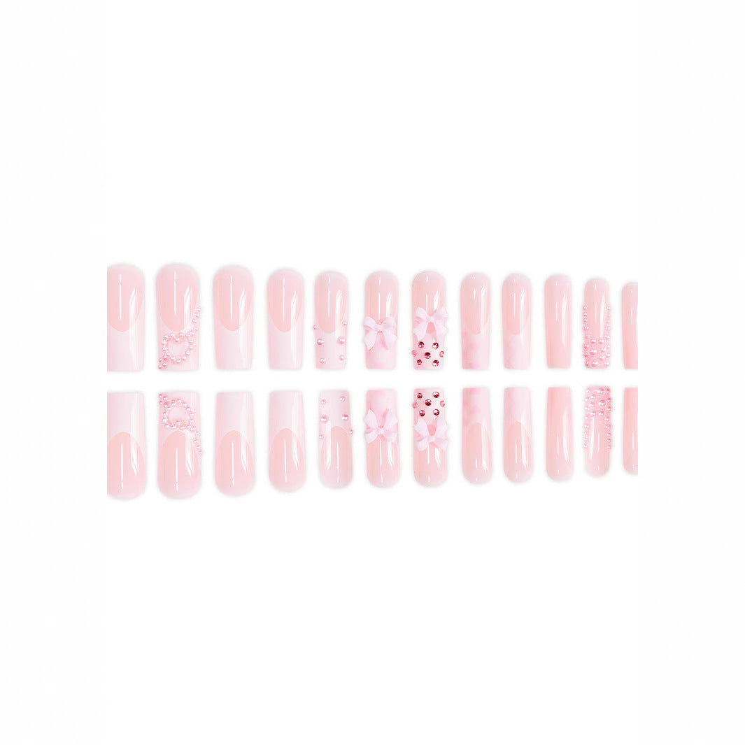 Elegant Decorative Press-On Nail Art Set Stornfield
