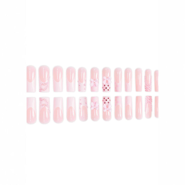 Elegant Decorative Press-On Nail Art Set Stornfield