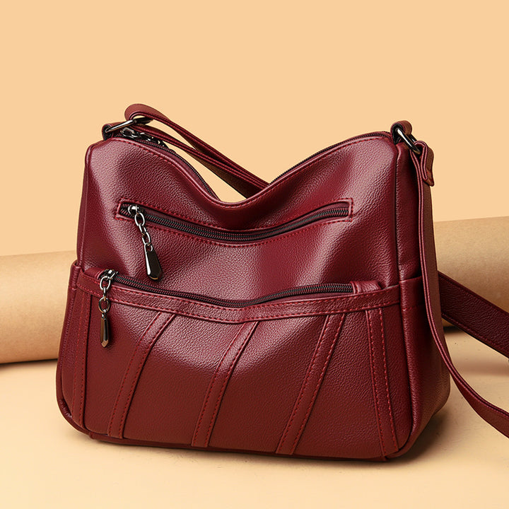 Elegant Zip-Detail Shoulder Bag Stornfield