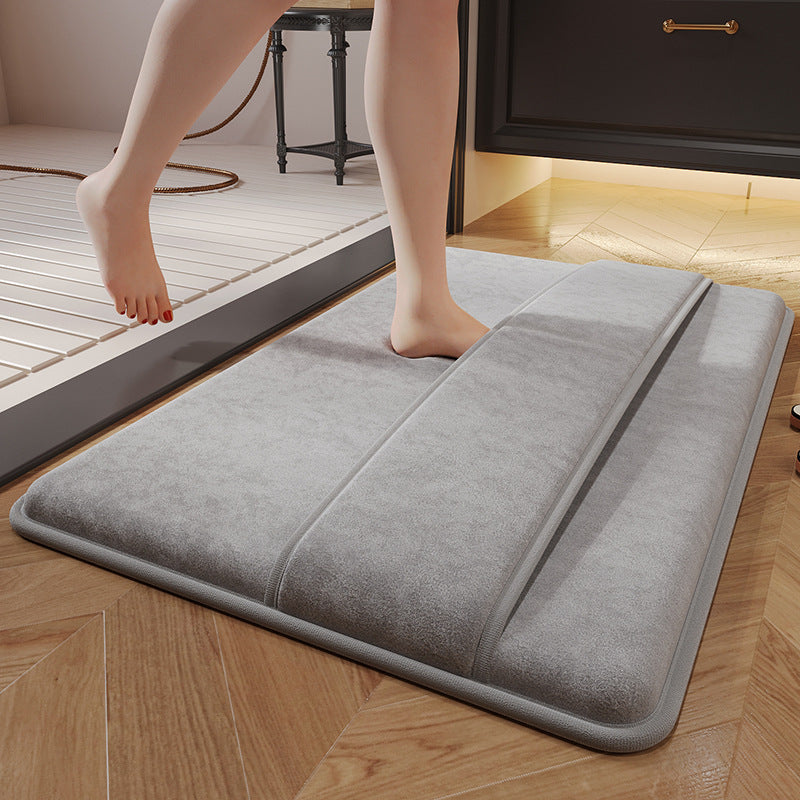 Plush Welcome Home Bath Mat