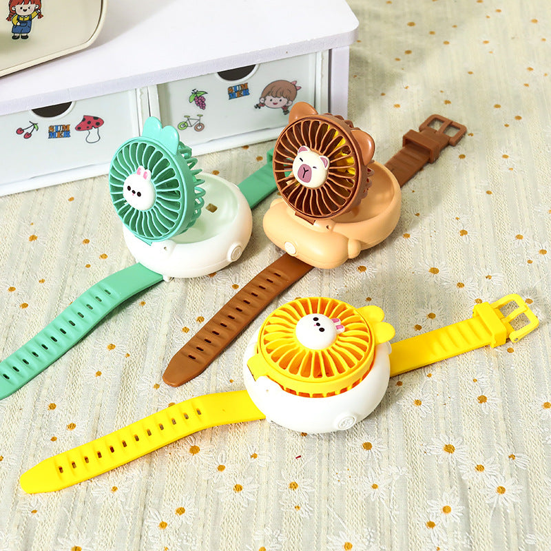 Ladies Portable Hand Fan in Cute Animal Design Stornfield