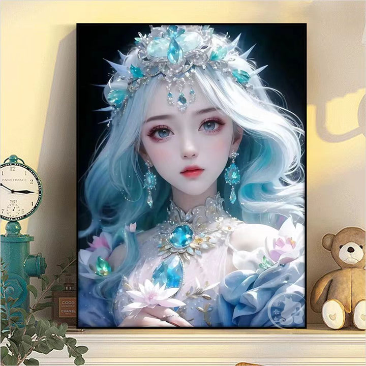 Fantasy Character Portrait Canvas Art Print Stornfield