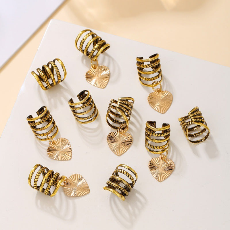 Stylish hair clips with shell pattern Stornfield
