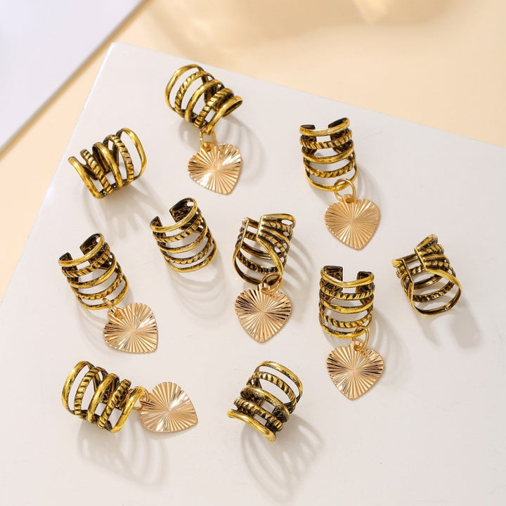 Stylish hair clips with shell pattern Stornfield