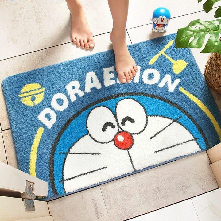 Cartoon-Like Plush Bath Mat for Home