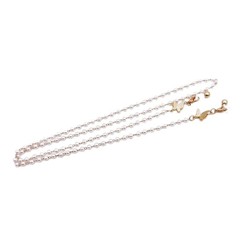 Pearl Glasses Holder Chain with Elegant Pendants Stornfield