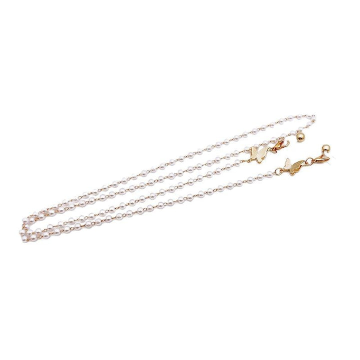 Pearl Glasses Holder Chain with Elegant Pendants Stornfield