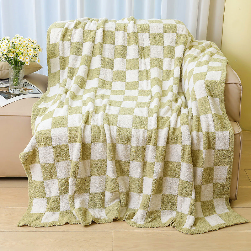 Comforting Checkered Throw Blanket