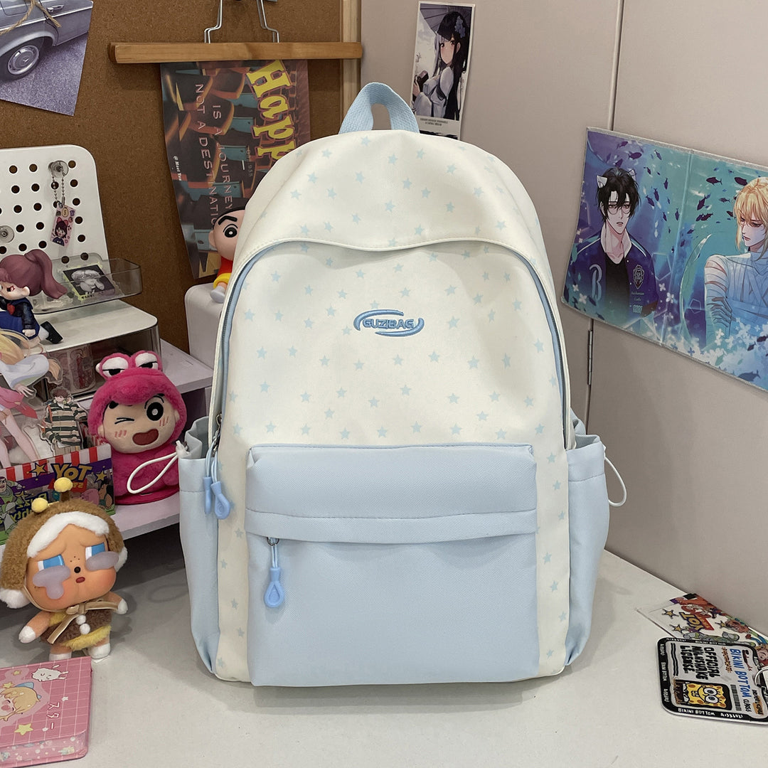 Stylish Printed Backpack with Fun Character Accents Stornfield