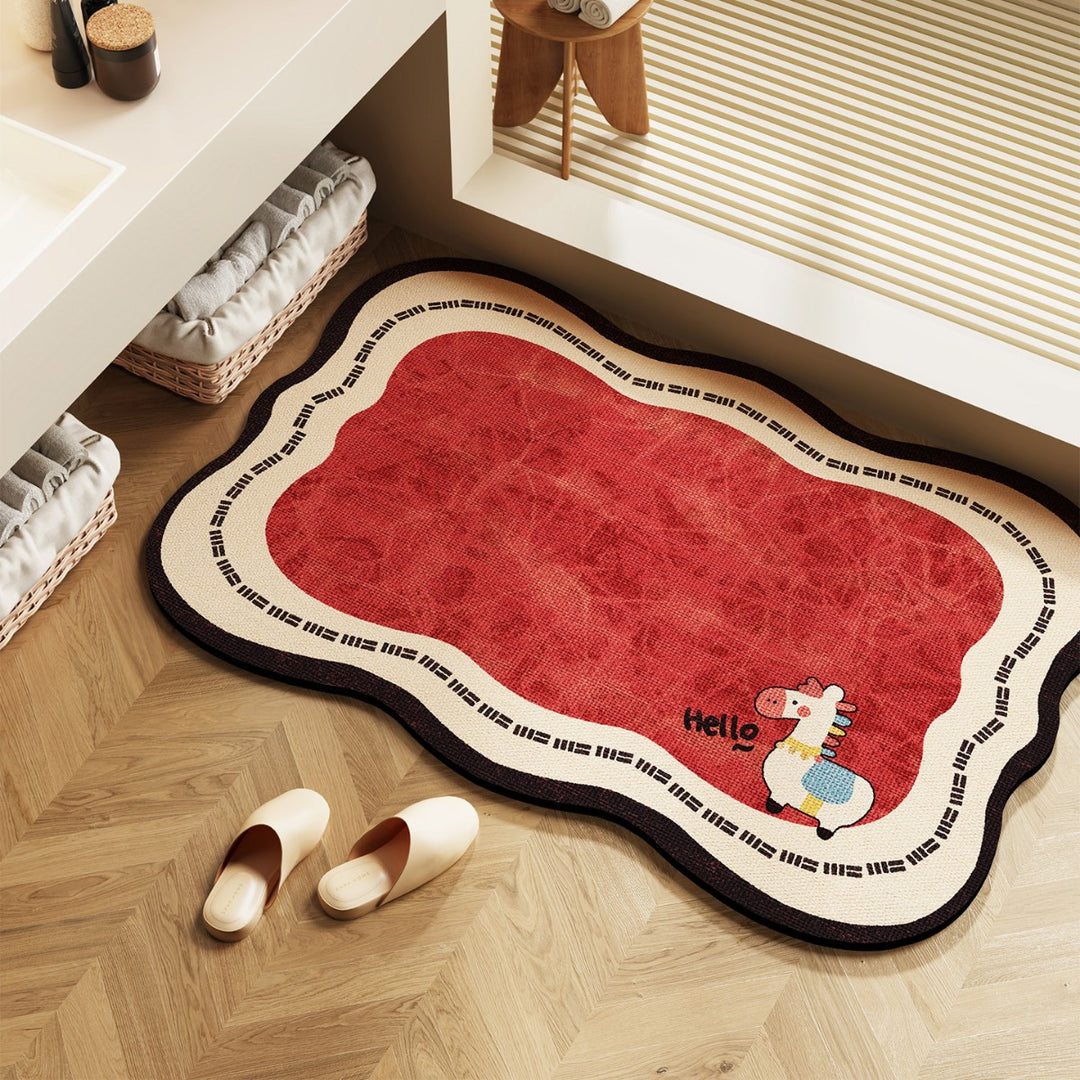 Cute Cartoon Character Bath Rug