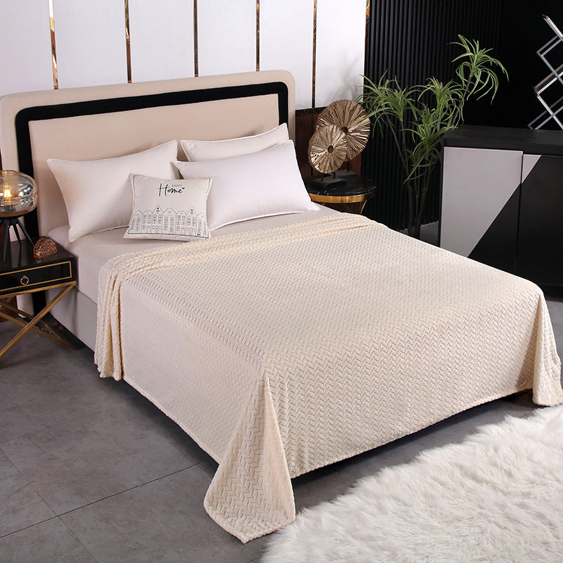 Luxury Textured Throw Blanket