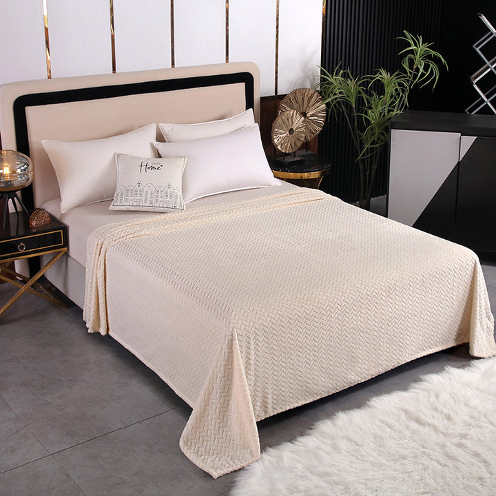 Luxury Textured Throw Blanket