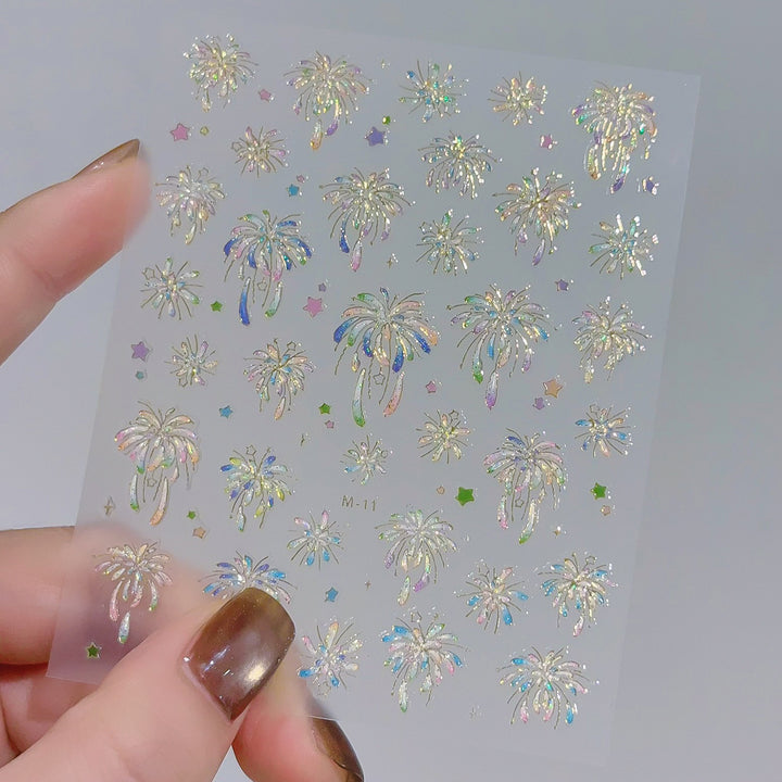 High-Quality Nail Art Foil Sticker Sheet