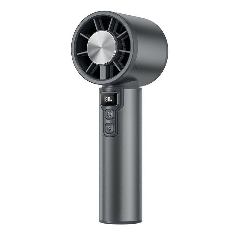 Women's portable handheld fan with digital temperature display Stornfield