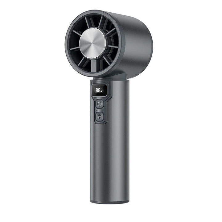 Women's portable handheld fan with digital temperature display Stornfield
