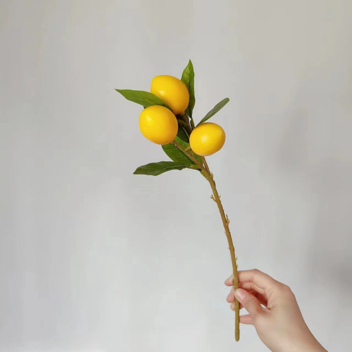 Decorative Faux Lemon Stem